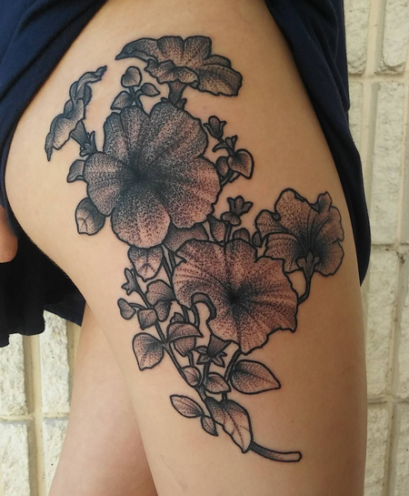 Drew Potts - Stipple Flowers